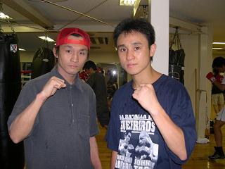 NISHIOKA, HONDA AT TEIKEN GYM.JPG - 15,811BYTES